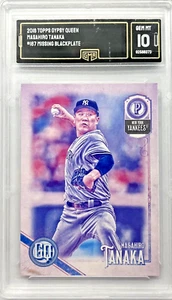 2018 Topps Gypsy Queen #167 Missing Backplate Masahiro Tanaka GMA 10 - Picture 1 of 2