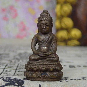 Phra Kring Buddha amulet / Ring ball Buddhism Talisman Rare Buddha Statue Holy - Picture 1 of 8