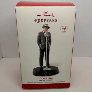 Vintage 2014 Hallmark Frank Sinatra That's Life Decorazione Natalizia Suono Magico - Foto 1 di 6