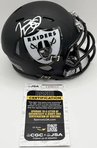 Tim Brown Signed Autographed Los Angeles Raiders Mini Helmet JSA COA - Picture 1 of 1