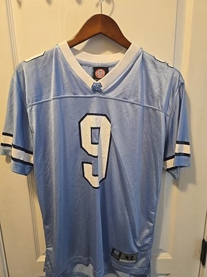 Camiseta de fútbol americano North Carolina Tarheels con licencia oficial juvenil XL #9 NCAA ACC Foto 1 de 4
