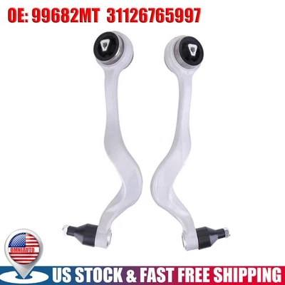 Juego de brazos de control delanteros inferiores delanteros izquierdo derecho para BMW 645Ci 650i M6 2004-2011 Foto 1 de 4