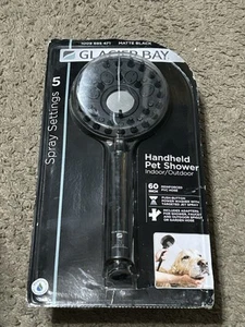 NEW Glacier Bay 1009685471 Handheld Pet Shower 5 settings Matte Black - Picture 1 of 3