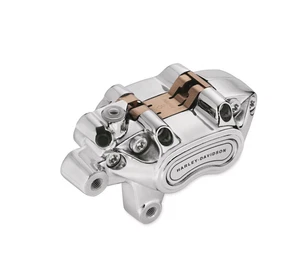 Genuine Harley-Davidson Softail Front Brake CALLIPER Kit Chrome Left 41300148 - Picture 1 of 3