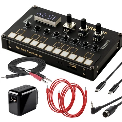 Korg Nu:Tekt NTS-1 Digital Kit MkII Programmable Synthesizer POWER & CABLE KIT - Image 1 of 4