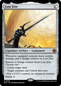 🧙Lost Jitte M 0023 GRANDE The Big Score OTJ Outlaws Of Thunder Junction Magic The Gathering - Imagen 1 de 2