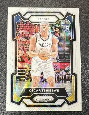Oscar Tshiebwe 2023-24 Panini Prizm White Wave Prizm 36/38 RC #292 - Image 1 of 2