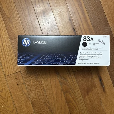 Cartucho de toner preto LaserJet (CF283A) original do fabricante HP 83A caixa lacrada - Imagem 1 de 3