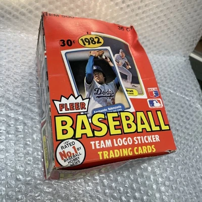 1982 Fleer Baseball Counter Top Wax Box 36 Packs,  possible Ripkin rookie, MLB - Image 1 of 4