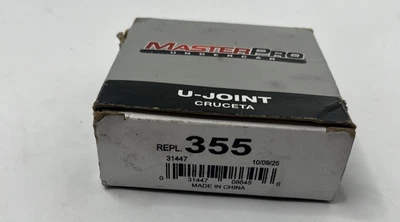 MasterPro Undercar U-Joint 355 Universal Joint Repl 31447 Nuevo Auto Sellado Foto 1 de 4
