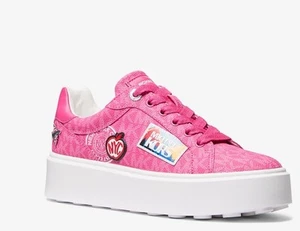 Zapatilla deportiva Michael Kors Romey adornada con logotipo de firma plataforma - Imagen 1 de 11