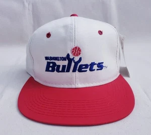 Vintage NEW W/TAG Washington Bullets Sports Snapback Hat Cap NBA - Picture 1 of 7