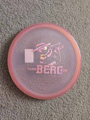 Kastaplast K1 Berg - "HammBERGler"  Limited Edition - Pink w/ Pink Stamp - Image 1 of 4
