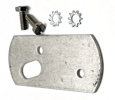 Slingerland 60s/70s Part #727-4 Spur Mount Backing Plate w/Screws  - SSMBP-004 - Image 1 of 2
