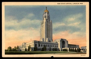 Postcard New State Capitol Building in Lincoln, Nebraska - Picture 1 of 2