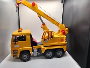 Bruder MAN TGA CRANE TRUCK Collezione Auto Giocattolo Modello 1/16 1:16 - Foto 1 di 16