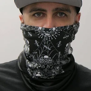 TUBO CRÁNEO CACHEMIRA Cuello Reutilizable Más cálido Transpirable Cubierta Facial CUELLO MÁSCARA GAITER - Imagen 1 de 2