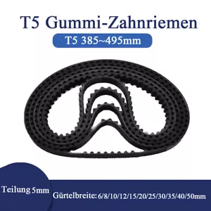 Breite 6mm–50mm Trapezförmige Zähne Zahnriemen Teilung 5mm Gummi-Antriebsriemen - Picture 1 of 15