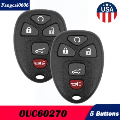 2 Remote Car Key Fob for 2008 2009 2010-2017 GMC Acadia / Buick Enclave OUC60270 - Image 1 of 4