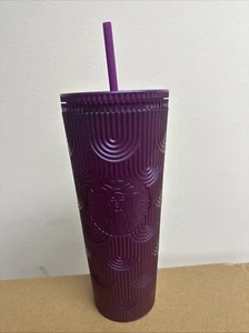 Starbucks 2024 Purple Pearl Shell Mermaid Tumbler 24 Oz - Bild 1 von 1