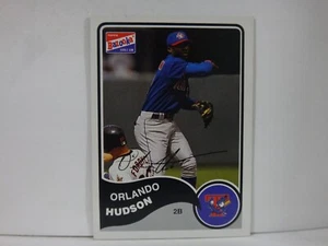 2003 (BLUE JAYS) Bazooka Minis #3A Orlando Hudson Logo - Picture 1 of 2