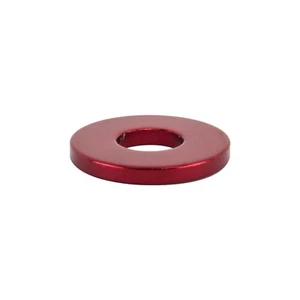 LAVADORAS DE EJES DE CUBO DE CARRERAS SE 10.2x25x2.3mm 3/8" PAR DE EJES ALEACIÓN ROJA - Imagen 1 de 1