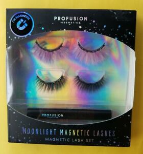 Profusion Cosmetics Moonlight 🧲 Magnetic Lashes With Liner, Purple/pink & Black