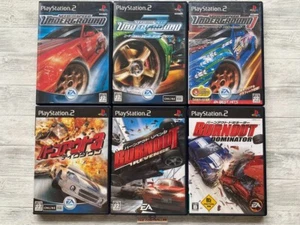 SONY PS2 Need For Speed Underground 1 2 J & Burnout 3 & Revenge & Dominator set - Picture 1 of 14