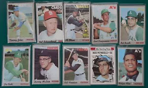 1970 TOPPS BASEBALL VINTAGE LOT - Picture 1 of 8