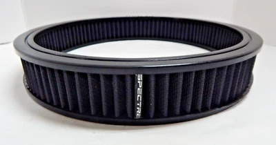 Spectre 15" Oval Air Filter Black Washable Re-Useable - Image 1 of 4