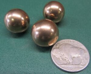 260 Brass Solid Balls 5/8" Dia. +/-.001", 10 Pcs
