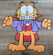1978 30" Garfield Jointed Die Cut Decoration Dracula Cat Hallmark United Feature