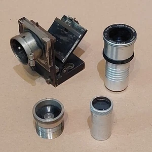 Vintage Projector Lenses and Lens Mount inc Lapierre Sanerla, Eumig - Picture 1 of 15