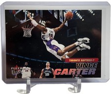2000-01 Fleer Ultra Vince Carter Toronto Raptors Card #1 W/Top Loader