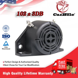 Universal 105dB Backup Warning Alarm Beeper Reversing Horn Truck Heavy Vehicle - Picture 1 of 20