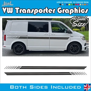 SWB VW Transporter Camper MOTORHOME Stripes Decals Stickers Van Graphics 255 - Picture 1 of 4