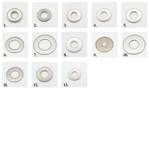 Flat Washers Washer Stainless Steel (Select Please) - Picture 1 of 14