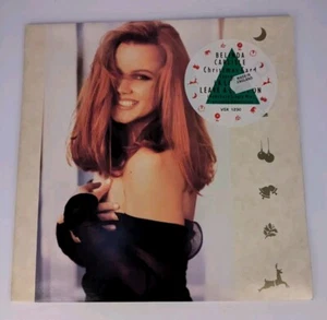Belinda Carlisle Christmas Card La Luna 7" 45 RPM 1989 UK Vinyl - Picture 1 of 8