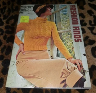 Coats & Clark's #212 Fashion Finds 1971  - Image 1 of 2