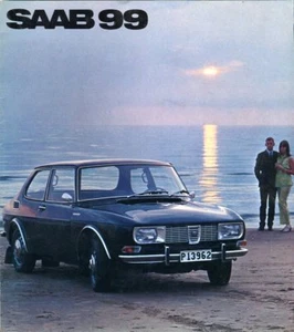 Saab 99 c.1971 Italian market original colour sales brochure - Picture 1 of 1