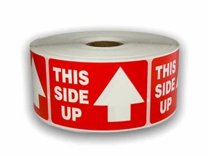 2X3-inch Arrow / This Side Up Labels Shipping Fragile Stickers 9 RLS of 300 EA - Picture 1 of 3