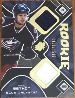 2007-08 SPx Rookie Jersey Marc Methot #187 Columbus Blue Jackets #’d 1486/1599 - Image 1 of 2