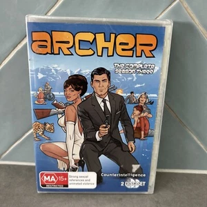 ARCHER SEASON 3 : NEW DVD Region 4 New And Sealed - Picture 1 of 4