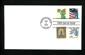 US FDC #3981 None 2006 DC Statue of Liberty Flag HC Combo #696+1599+2531A - Picture 1 of 2