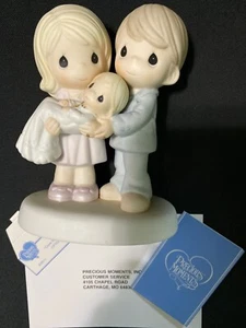 Precious Moments, Grow In The Light Of His Love, Biskuit Porzellan Figur - Bild 1 von 3