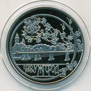Ukraine 5 Grivna 2013 "1120 Years of the City of Uzhhorod" UNC coin - Picture 1 of 2