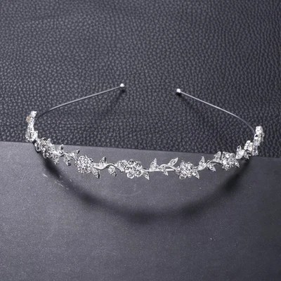  Couronne De Fleurs Mariage Serre Tete Hairband Pour Bijoux Cheveux - Photo 1/4