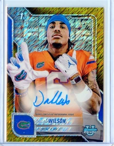 2025 Bowman Chrome U Dallas Wilson 1st On Card Auto Gold Shimmer /50 Florida - Picture 1 of 2
