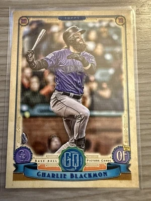 2019 Topps Gypsy Queen - Charlie Blackmon #11 - Image 1 of 2