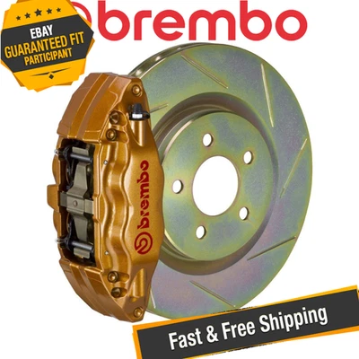 Brembo 1E5.6002A4 OE Gold Front Brake Kit for 2002-2014 Subaru WRX Foto 1 de 4